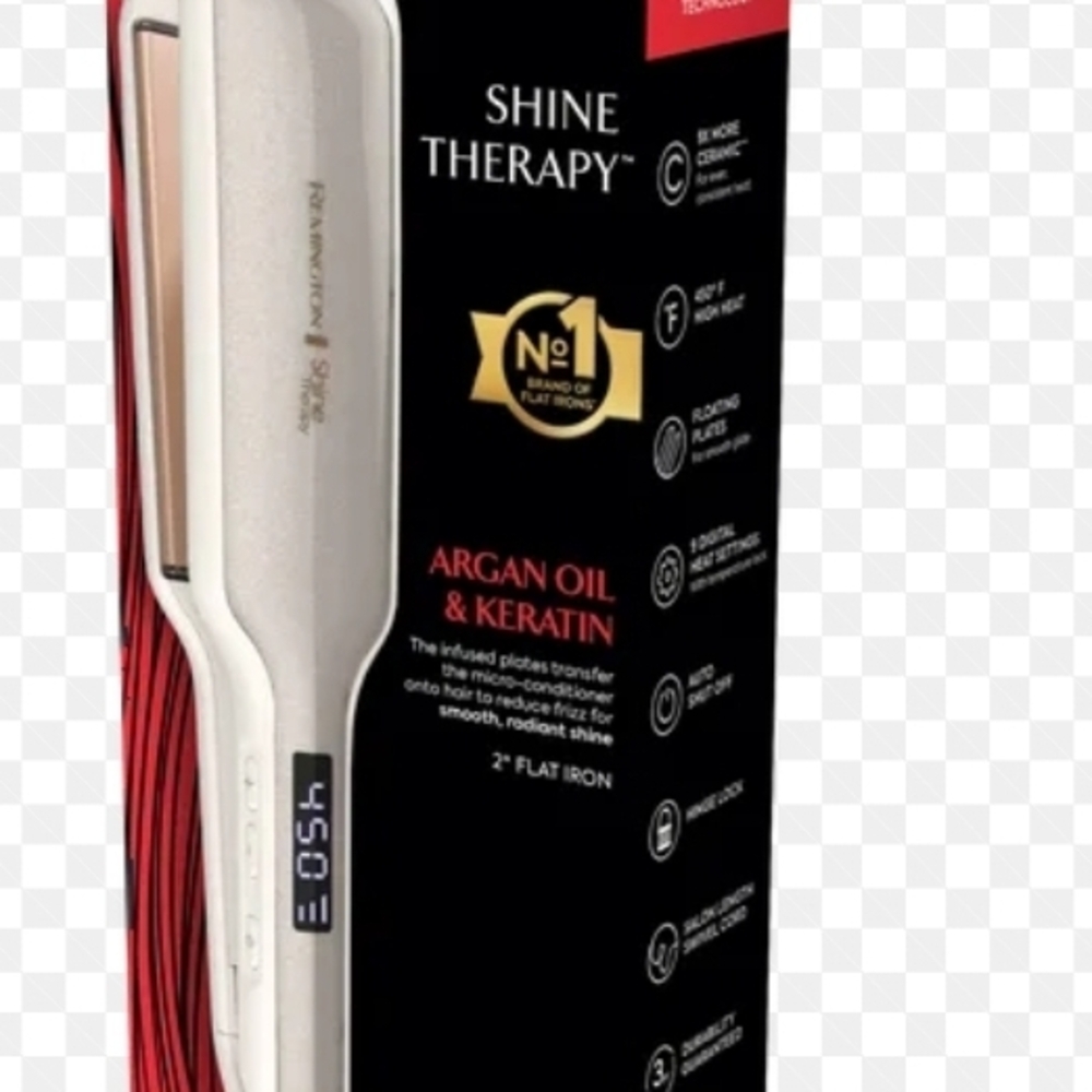 Remington Shine Therapy Hair Straightener - White